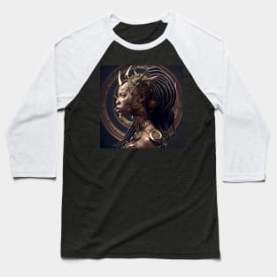 Afro Futuristic Zodiacs Scorpio Baseball T-Shirt